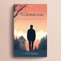 Create a book cover for a novel titled 'The Man Who Is My Home'