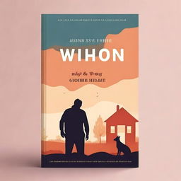 Design a book cover for a novel titled 'The Man Who Is My Home'