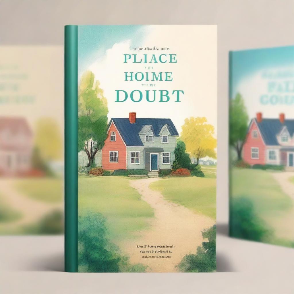 Create a book cover for a novel titled 'A Place to Come Home Without Doubt'