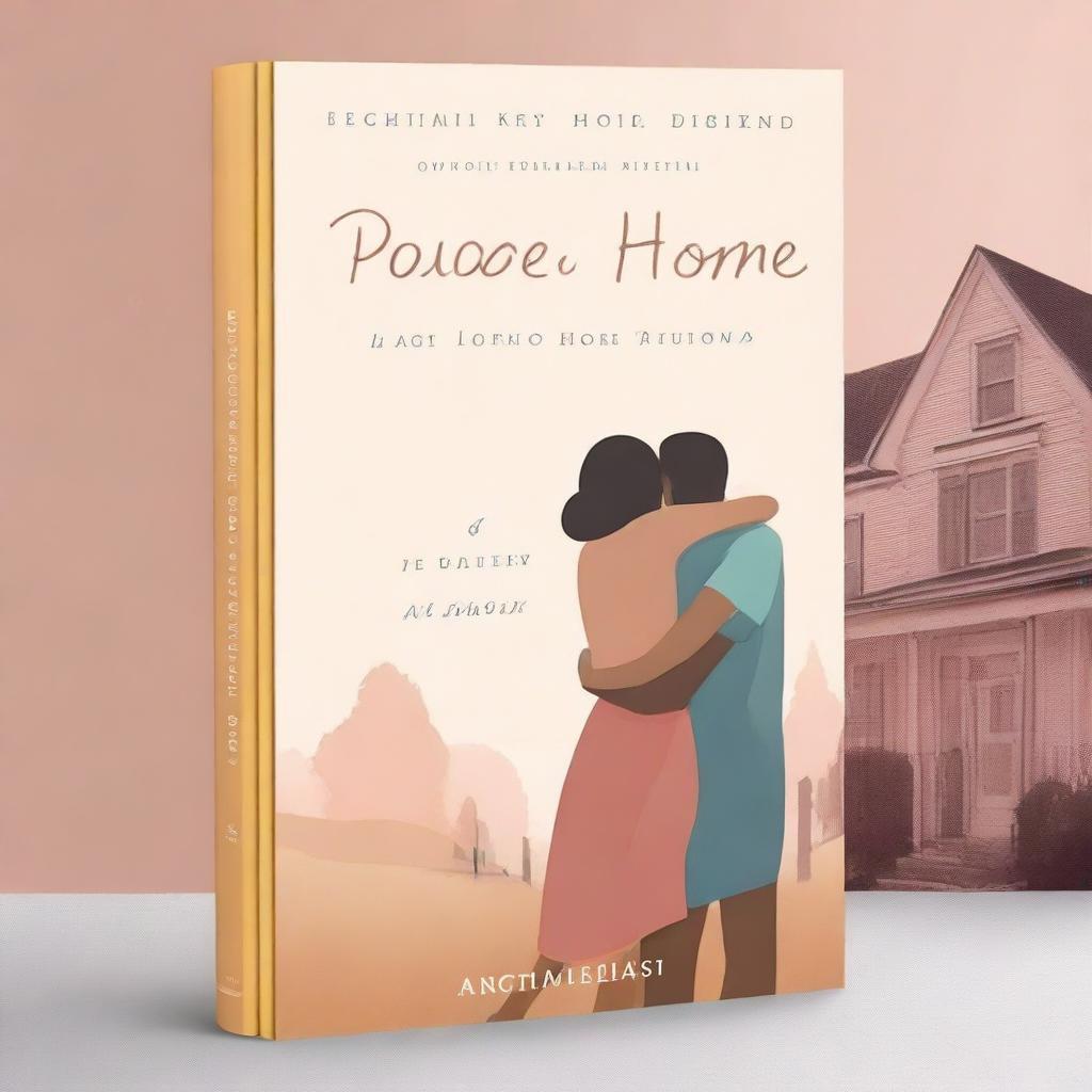 Design a book cover for a novel titled 'Place to Go Home Without Doubt'