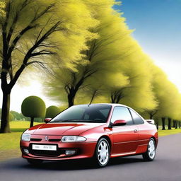 Create an image of a 1996 Renault Esparce coupé