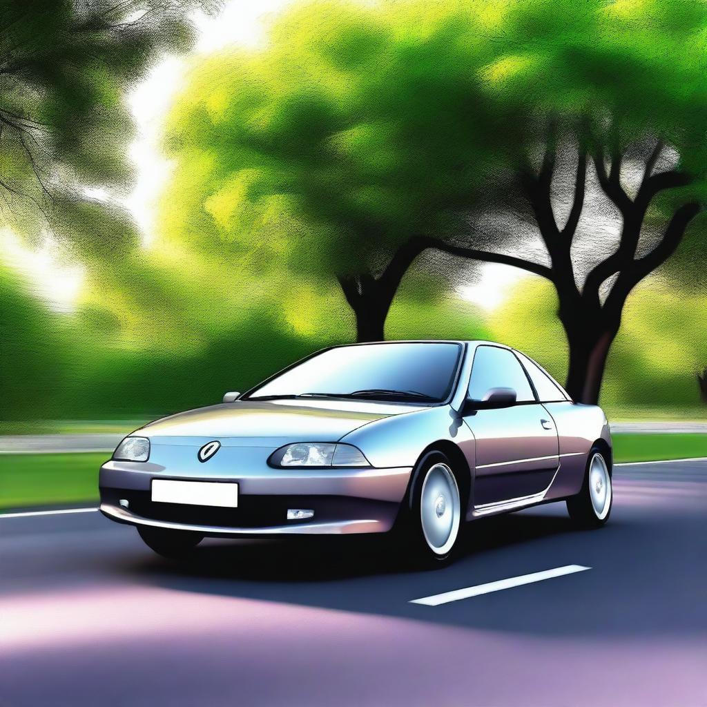 Create an image of a 1996 Renault Esparce coupé