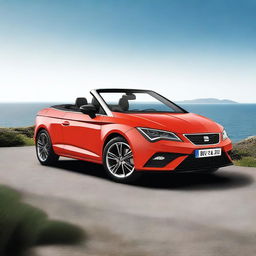 Create an image of a Seat Leon cabriolet 4x4