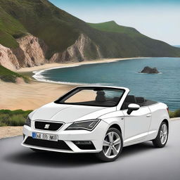 Create an image of a Seat Leon MK2 cabriolet 4x4