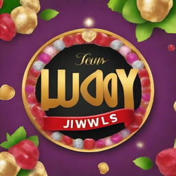 Create a vibrant and eye-catching advertisement with the slogan 'Join Lucky Jewels'