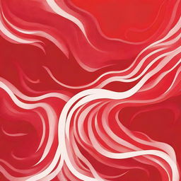 A book cover with an all-red background featuring fiery shapes