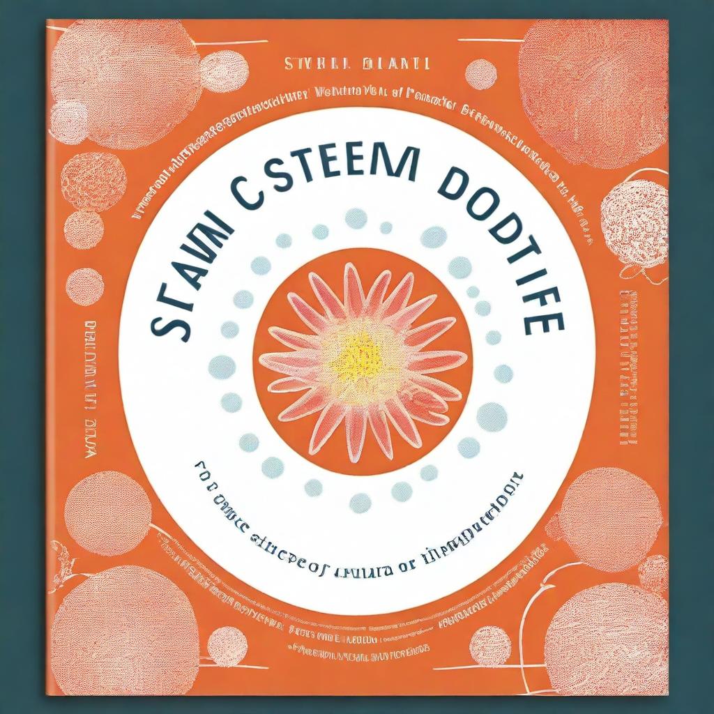 A book cover design featuring the concept of stem cells being used in integrative medicine