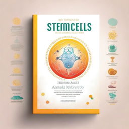 Create a book cover page for a book titled 'Stem Cells with Integrative Medicine'