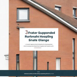 Create a lead magnet report cover for a report titled 'Master Supported Housing: Avoid These 3 Fatal Mistakes