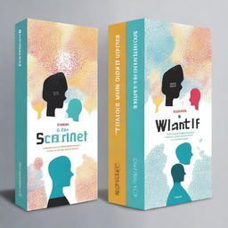 Create multiple book covers for a self-help book titled 'What If? A Guide to Personal Transformation' by Dakshitta Mathur