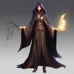 Transform the character from the provided image into a 28-year-old warlock