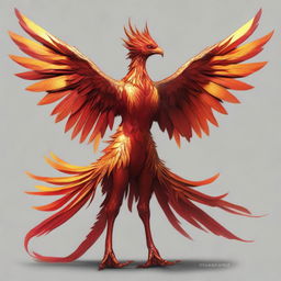 Phoenixkin are humanoid beings with a striking blend of human and phoenix-like features