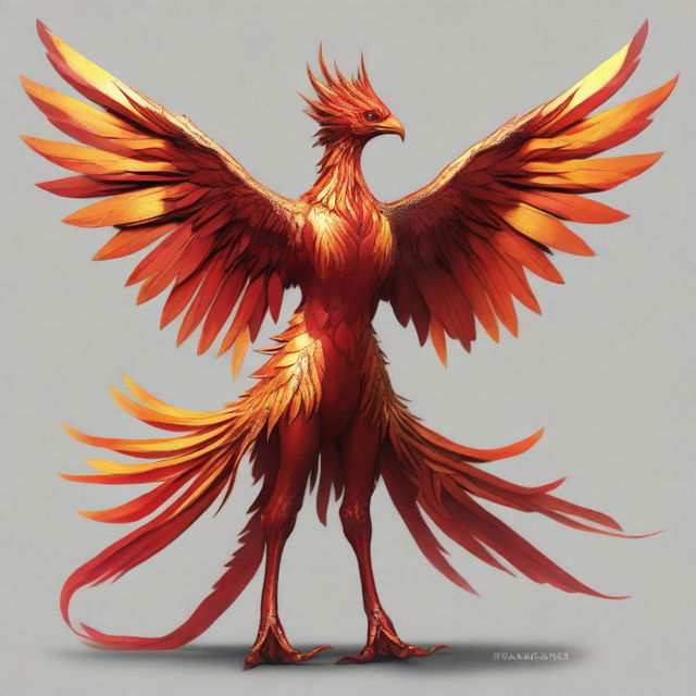 Phoenixkin are humanoid beings with a striking blend of human and phoenix-like features