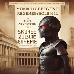 A book cover design for 'Max and the Regent Supreme' by D