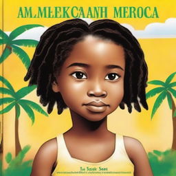 A book cover for a memoir of a little girl in Jamaica