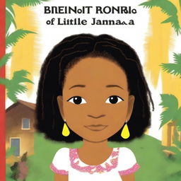 A book cover for a memoir of a little girl in Jamaica