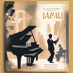 Design a book cover for the novel "Jazzical," set in the 1920s