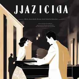 Design a book cover for the novel "Jazzical," set in the 1920s