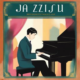 Create a book cover for the novel "Jazzical," set in the 1920s