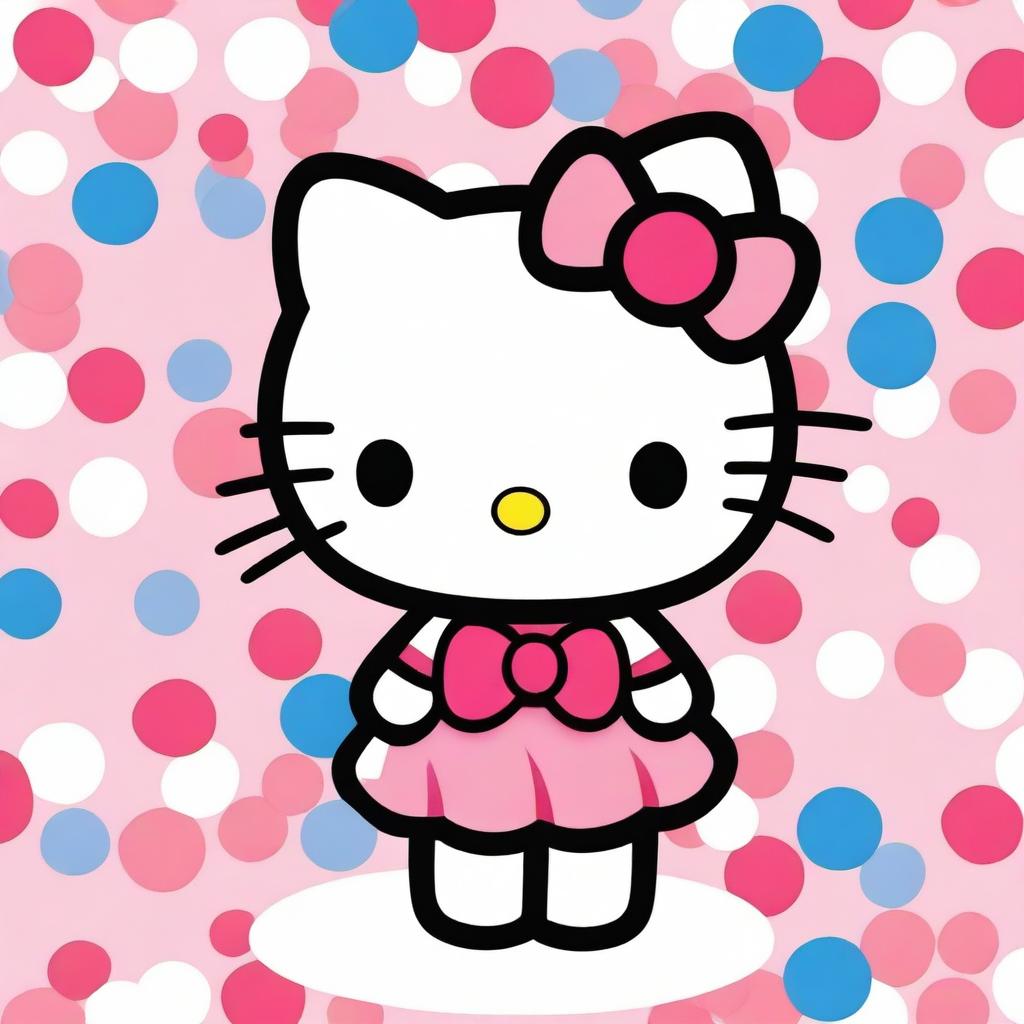 Create an image of Hello Kitty, the iconic character from Sanrio