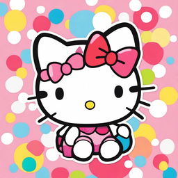 Create an image of Hello Kitty, the iconic character from Sanrio