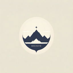 Logo design featuring the word 'Desierto' in a stylistic and creative way