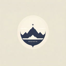 Logo design featuring the word 'Desierto' in a stylistic and creative way