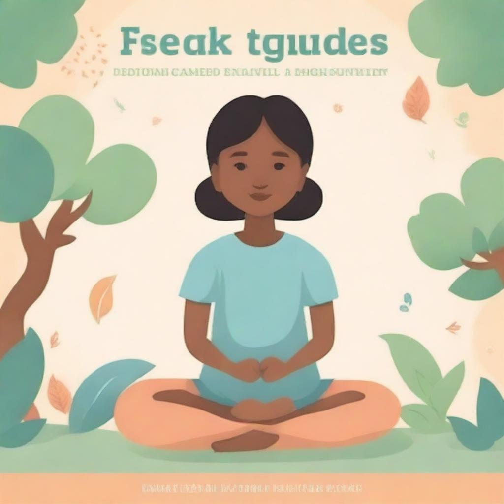 A cover image for a book on educating children with real-life skills such as meditation and its benefits