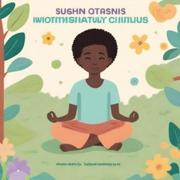 A cover image for a book on educating children with real-life skills such as meditation and its benefits