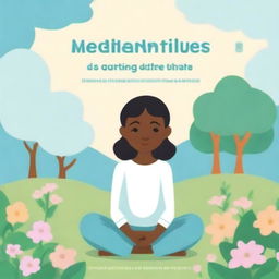 A cover image for a book on educating children with real-life skills such as meditation and its benefits