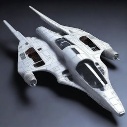 Create an image of the spaceship 'Gunstar' from the movie 'The Last Starfighter