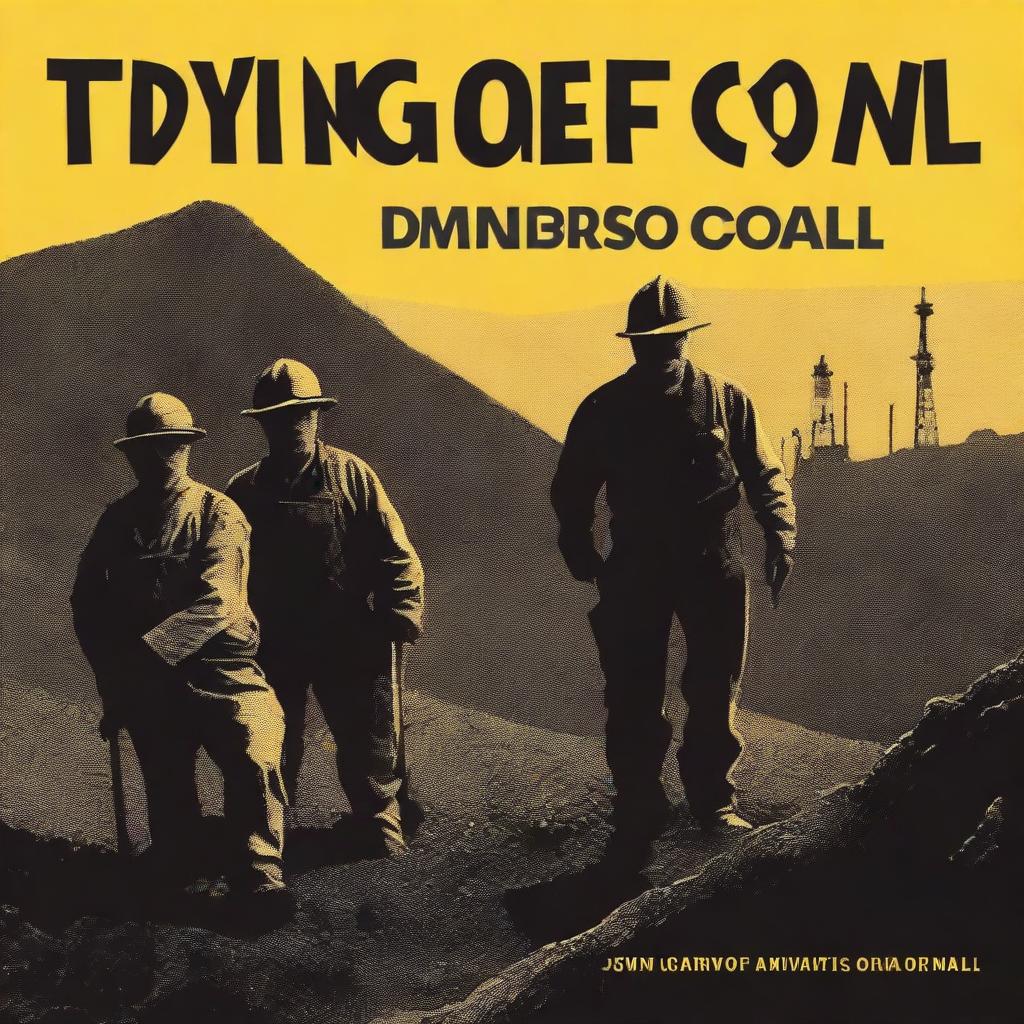 A striking book cover for the title 'Dying for Coal'