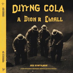 A striking book cover for the title 'Dying for Coal'