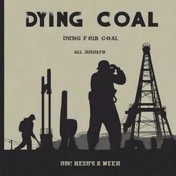 A striking book cover for the title 'Dying for Coal'