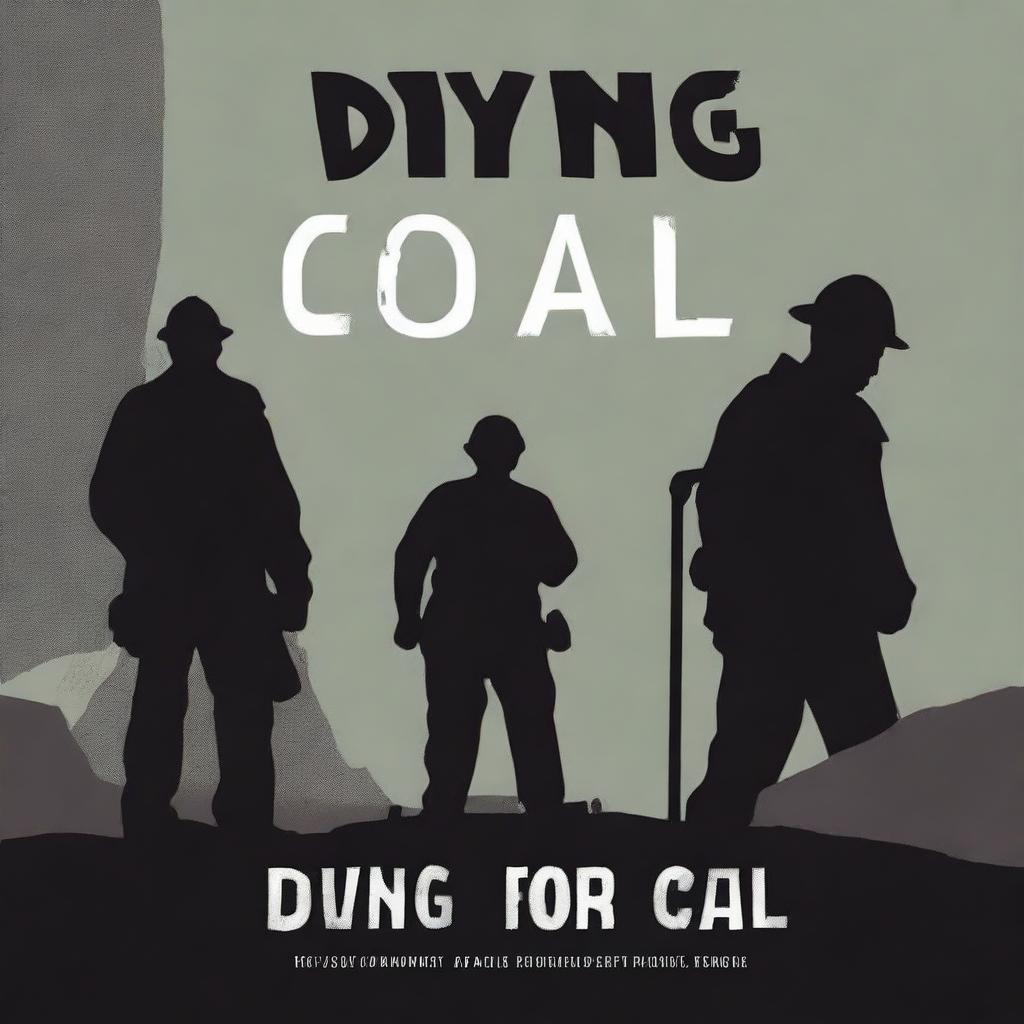 A striking book cover for the title 'Dying for Coal'