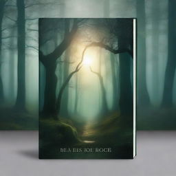 A captivating book cover featuring a mysterious forest with a hidden path