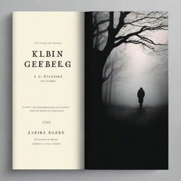 Design a book cover that is moody and filled with shadows