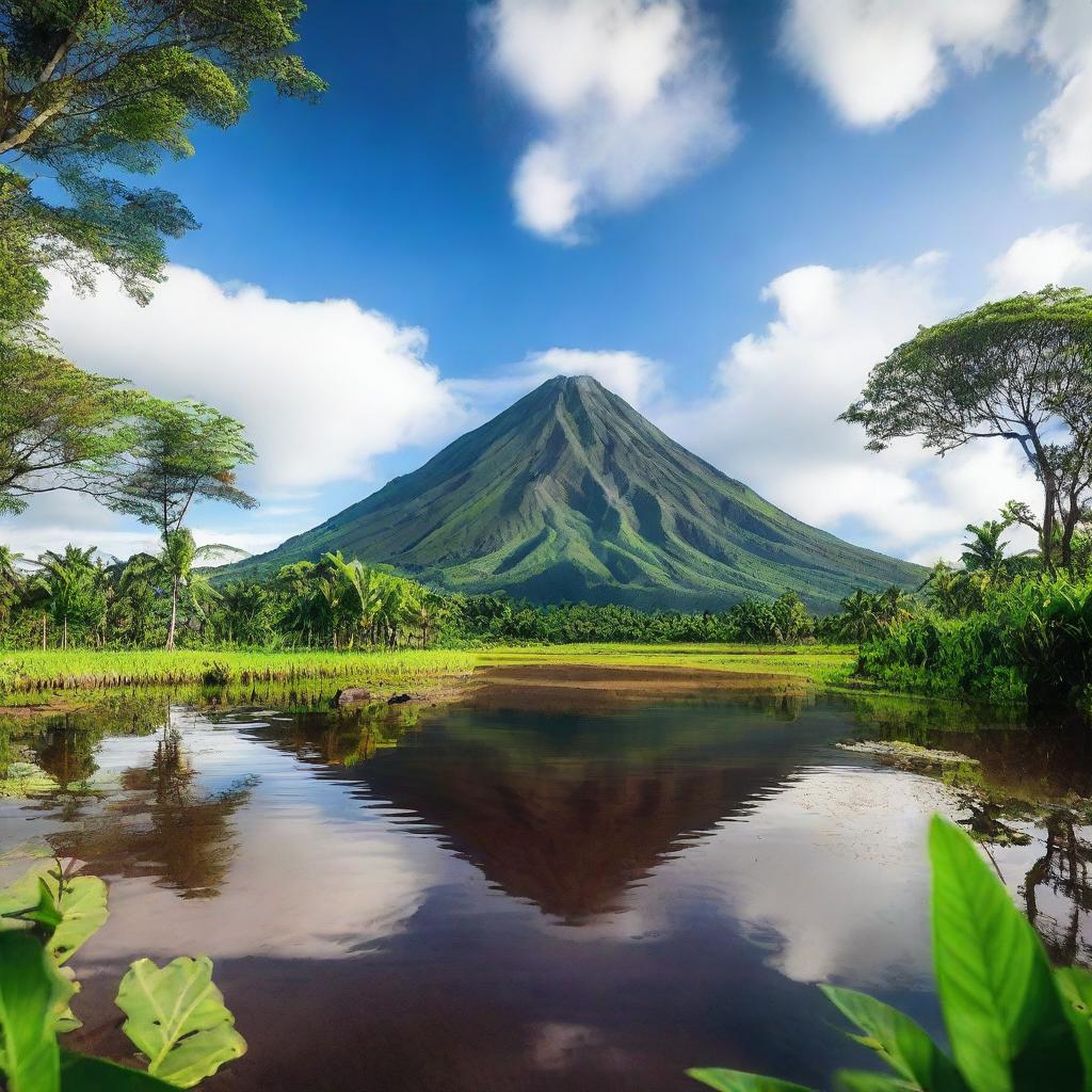 A stunning image of Mayon Volcano in the Philippines