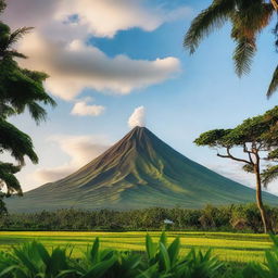 A stunning image of Mayon Volcano in the Philippines