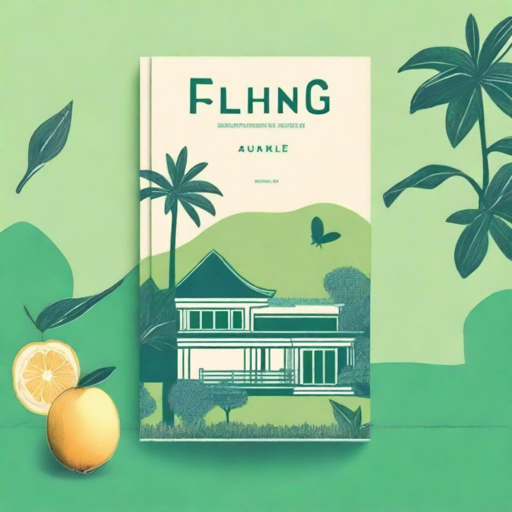 A contemporary book cover design for a book titled 'Pulang' written by Tere Liye