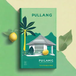 A contemporary book cover design for a book titled 'Pulang' written by Tere Liye