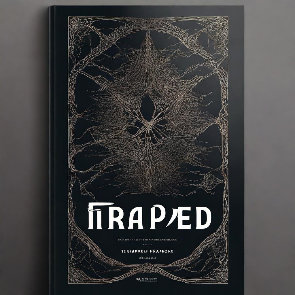 Create a book cover for a novel titled 'Trapped'