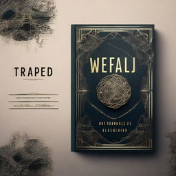 Create a book cover for a novel titled 'Trapped'