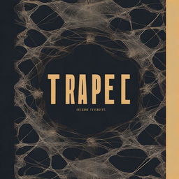 Create a book cover for a novel titled 'Trapped'