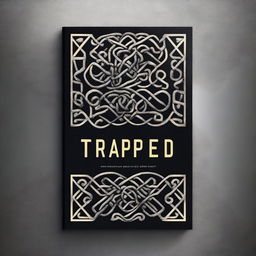 Design a book cover for a novel titled 'Trapped'