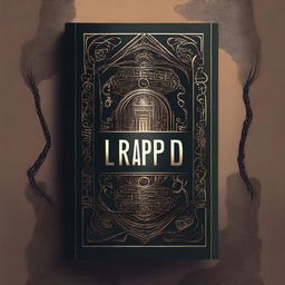 Design a book cover for a novel titled 'Trapped'