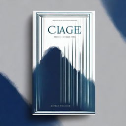 Design a book cover for a novel titled 'Caged' with the title partially obscured behind the cover design