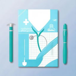 A technical notebook cover for nursing