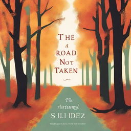 A book cover for a book titled 'The Road Not Taken'