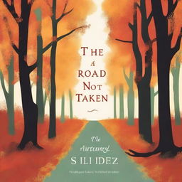 A book cover for a book titled 'The Road Not Taken'